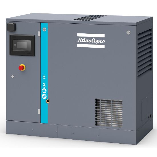 Picture of Atlas Copco GA11FF-125 FM 15HP Rotary Screw Compressor with Dryer, No Tank, 56cfm, 8153136983