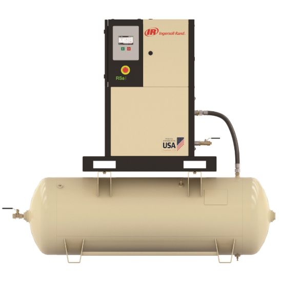 Picture of Ingersoll Rand RSa7.5i-A145 10HP Rotary Screw Air Compressor, 120 Gallon Tank, 36cfm 145psi, 3 phase