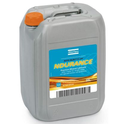 Picture of Atlas Copco 1630091800 OEM Roto Inject Fluid NDURANCE Compressor Oil – 20 Liters, 1630 0918 00