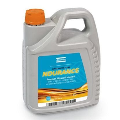 Picture of Atlas Copco 1630114600 OEM Roto Inject Fluid NDURANCE Compressor Oil – 5Liters, 1630 1146 00