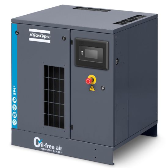 Picture of Atlas Copco SF2+ 3HP Rotary Scroll Oil Free Compressor 7.2cfm 145psi 3Phase 56dBA 8153611283