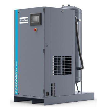 Picture of Atlas Copco GA11VSDs 15hp VSD Rotary Screw Compressor, 53 Gal Tank 10-71cfm 150psi 460v 8153348287